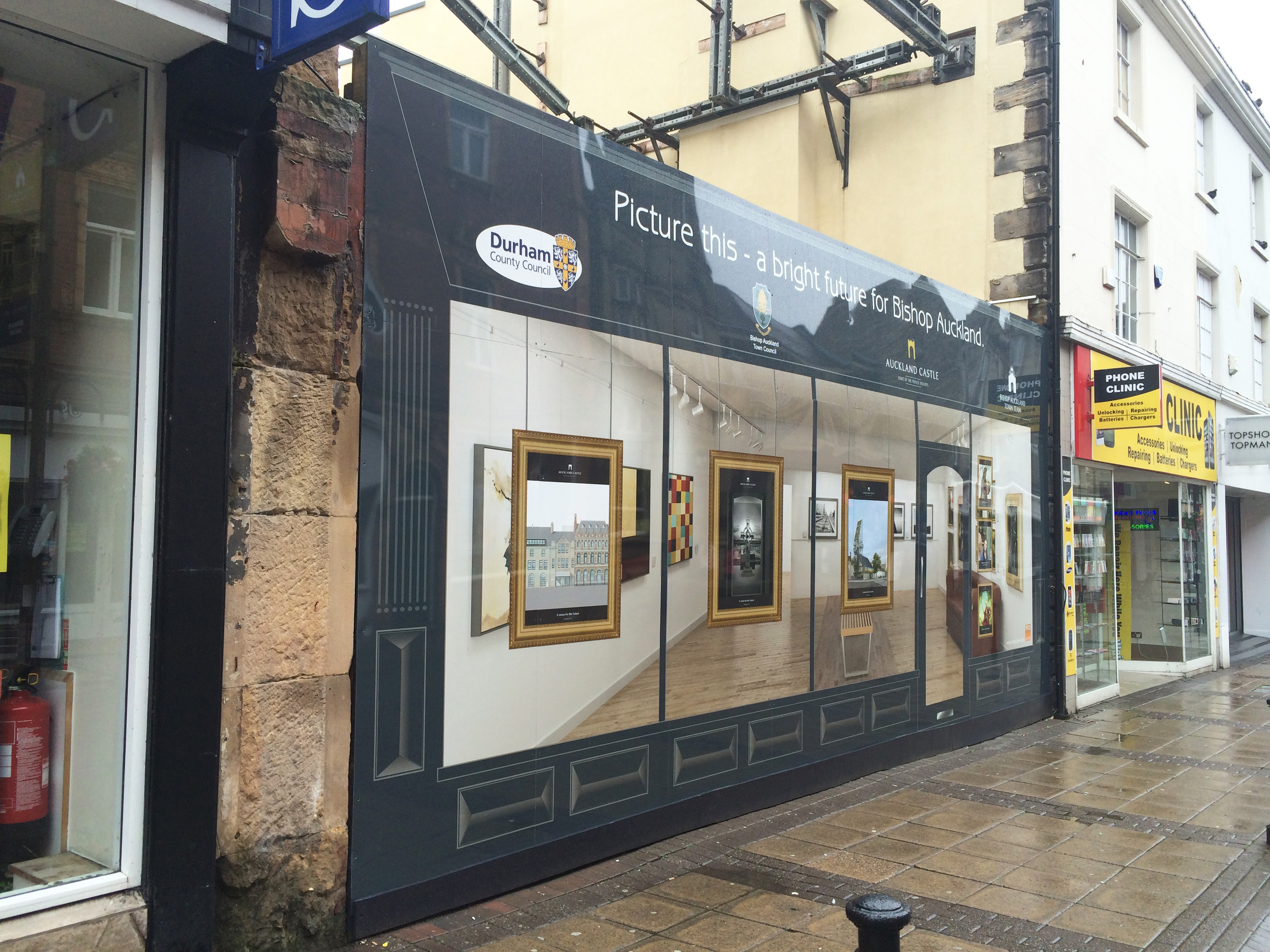 Shop Wraps Show Possibilities For Bishop Auckland
